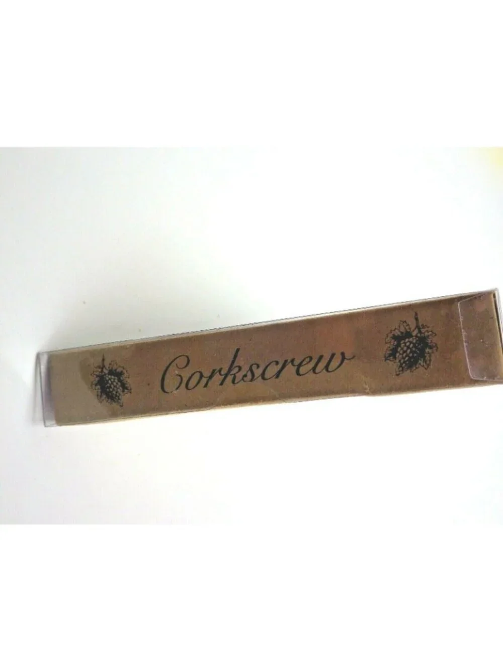 Wine bottle Opener Wood Tee Handle Corkscrew boxed